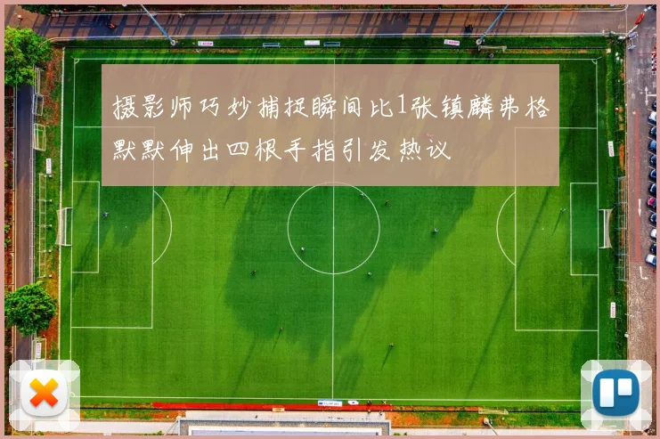 摄影师巧妙捕捉瞬间比1张镇麟弗格默默伸出四根手指引发热议